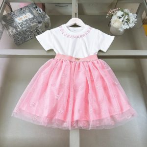 「#1604」Fendi 2024 new girls skirt suit