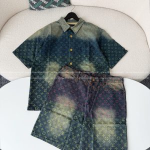 「#6082」Louis Vuitton SS26 Denim Shirt Set