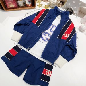 「#1595」Gucci 2024/new three-piece children's suit