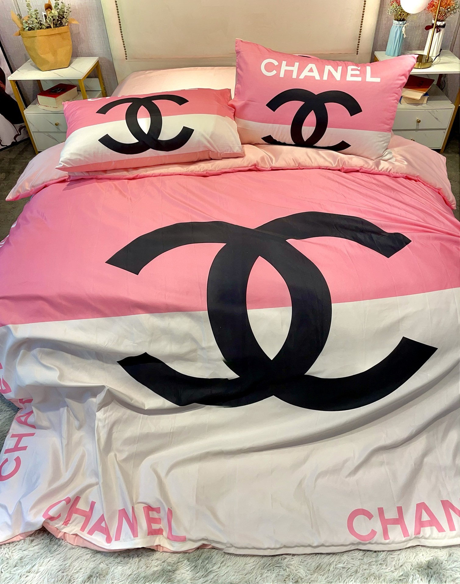 「#2250」Bedding-Chanel four-piece set