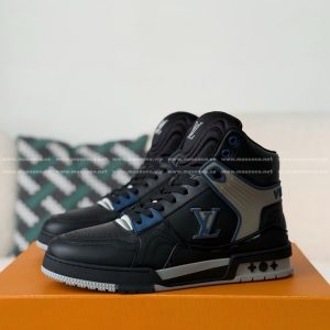 「#5141」Louis Vuitton Trainer Classic Printed High-Top Sneakers