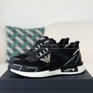 「#4910」EMPORIO ARMANI EAGLE MARK LOGO ATHLETIC SHOES