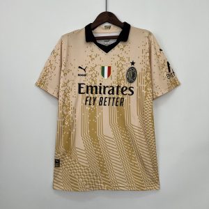 「#4140」23/24 AC Milan Yellow Jersey