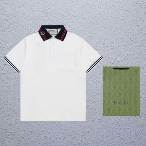 「#4092」Gucci 2025 new jacquard cotton polo (no box)