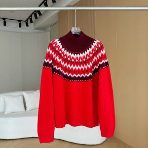 「#3037」Loro Piana Fair Isle Turtleneck Sweater