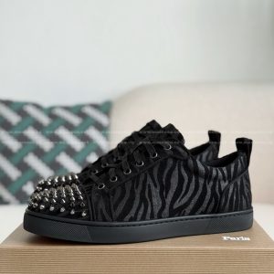 「#4777」Christian Louboutin Faux Suede Sneakers
