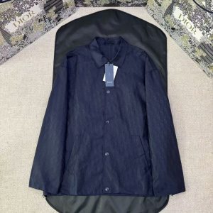 「#4782」DIOR jacquard obscure pattern all-over print jacquard lapel jacket