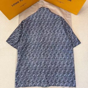 「#4466」FENDI monogram FF denim monogram shirt