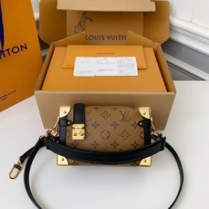 「#2855」Louis Vuitton Small SIDE TRUNK Handbag M46815 Yellow Flower, Size: 18*12.5*8cm