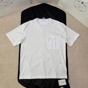 「#4794」PRADA pocket patchwork zipper short sleeves