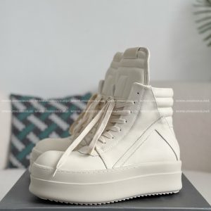 「#3901」RICK OWENS/RO GEOBASKET HIGH-TOP FASHION PLIMSOLLS