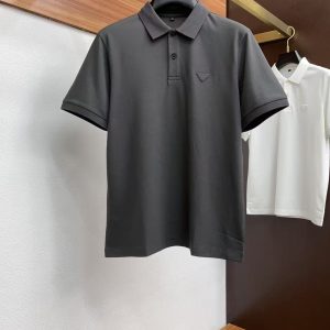 「#3804」Prada 2025 new  lapel polo short sleeve