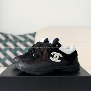 「#5570」Chanel Mesh Leather Casual Sneakers