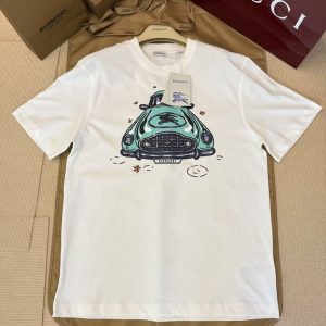 「#4484」BURBERRY car print short sleeve