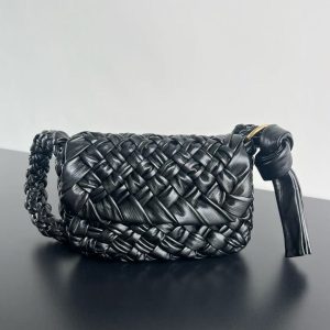 「#4488」BOTTECA VENETA Kalimero Citta imported cowhide pure hand-woven bag