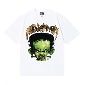 「#4441」Hellstar American style high street pure cotton loose short-sleeved T-shirt