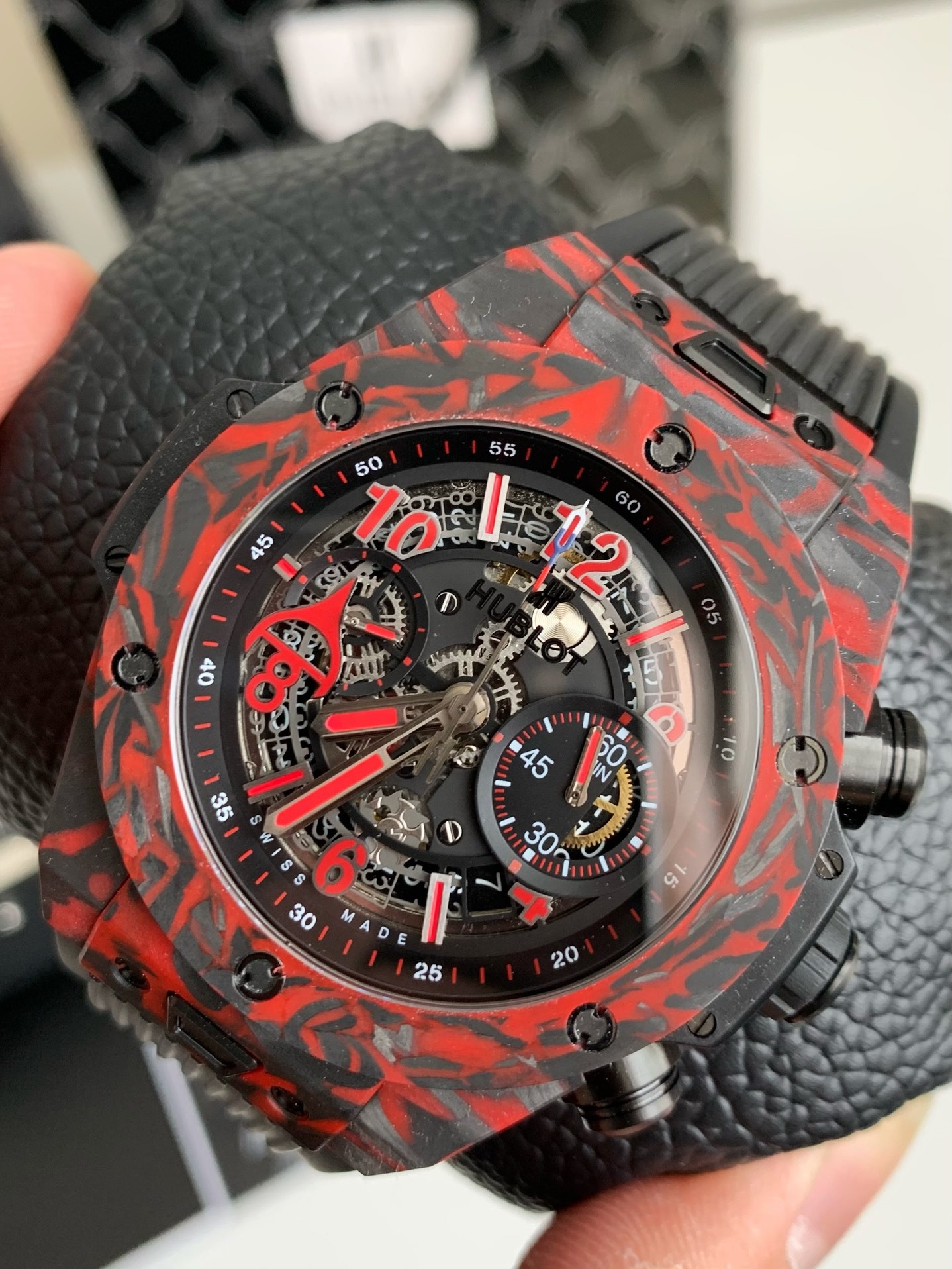 「#2610」Hublot big bang series limited edition carbon fiber watch