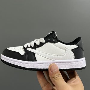 「#3176」Jordan Air Jordan 1 Low AJ1 WH Joe 1 low-top retro culture leisure sports basketball children's shoe
