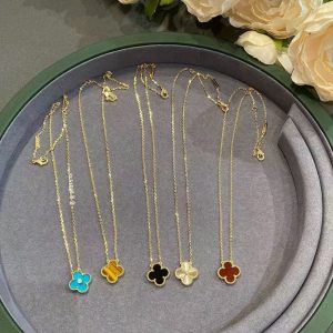 「#2731」Van Cleef & Arpels vca four-leaf clover necklace