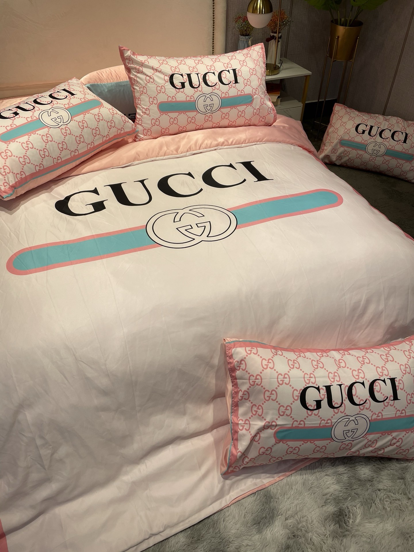 「#2246」Bedding-Gucci four-piece set