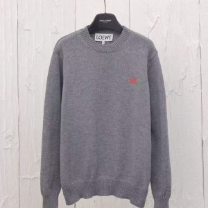「#3438」Loewe 24ss embroidered sweater