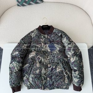 「#4977」Louis Vuitton x NIGO FW25 Double-Sided Zipper Winter Down Jacket