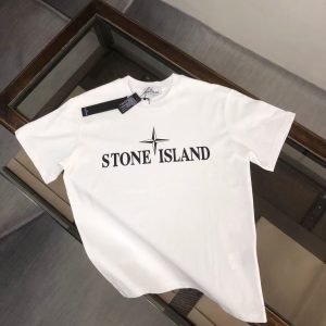 「#3416」STONE ISLAND printed plug-in T-shirt