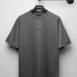 「#3563」Paris front and back letter embroidery short sleeves