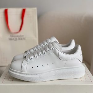 「#229」Alexander McQueen MQ white cowhide tail Sneakers