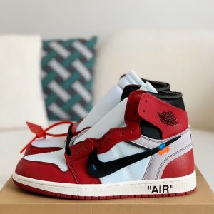 「#74」Nike Off-White Air Jordan 1 Retro Chicago