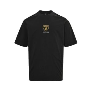「#4403」Balenciaga 25ss Lamborghini co-branded embroidered short sleeve