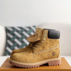 「#2367」Louis Vuitton x Timberland yellow boots/Martin boots/boots