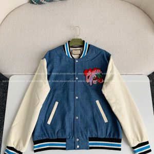 「#3123」GUCCI FW23 Color-blocked Baseball Uniform