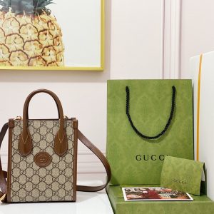 「#677」GUCCI Retro mini tote 671623 size:16*20*7cm