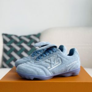 「#4696」LOUIS VUITTON FOOTPRINT SOCCER CASUAL SHOES