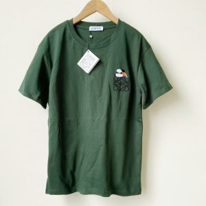 「#3556」LOEWE panda embroidered short sleeves