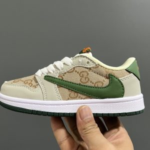 「#3188」Gucci x Nike Dunk Low Sneakers（Kids）