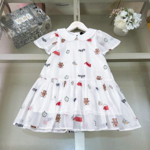 「#1611」Fendi 2024 new girls skirt suit