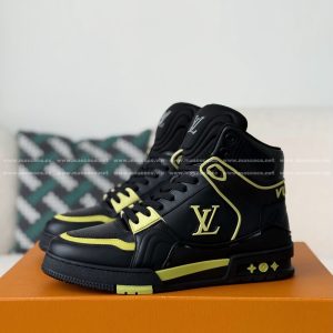 「#5143」Louis Vuitton Trainer Classic Printed High-Top Sneakers