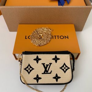 「#484」Lovis Vuitton MINI POCHETTE ACCESSOIRES 15.5*10.5*4cm