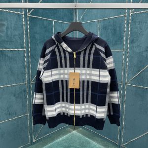 「#2231」4ss Reversible Classic Hooded Zipper Cardigan