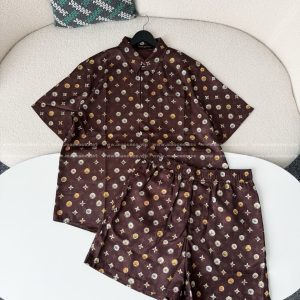 「#6084」Louis Vuitton SS26 Printed Shirt Set