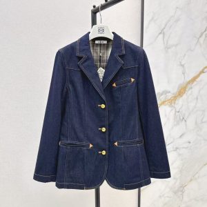 「#3877」Loewe Spring/Summer New Vintage Denim Women's Denim Suit