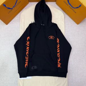 「#4892」Chrome Hearts Zip-Up Hooded Long-Sleeved Sweatshirt