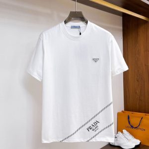 「#3810」Prada 2025 new round neck T-shirt