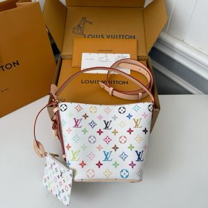 「#4039」LV ALL IN BB White Three-Color Handbag M13089,Size:18*12*16cm