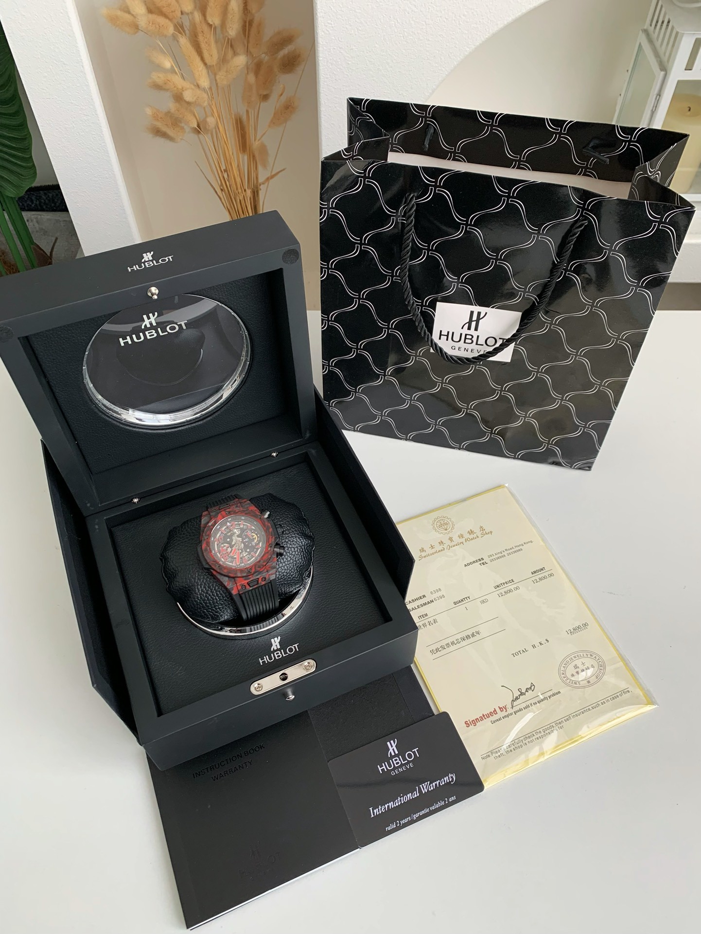 「#2610」Hublot big bang series limited edition carbon fiber watch