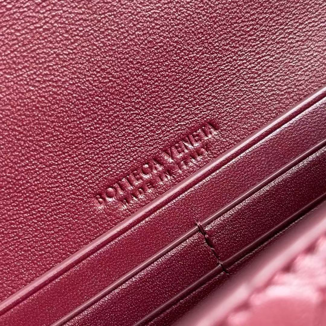 「#3845」BOTTECA VENETA uses exquisite craftsmanship intreccio woven imported sheepskin evening clutch bag Si
