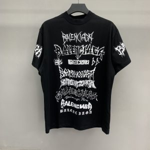 「#1244」Balenciaga doodle year of the Dragon Alphabet T-shirt