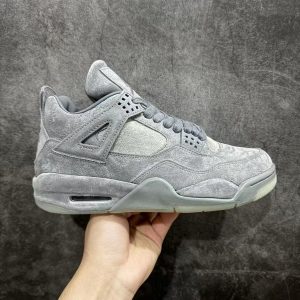 「#2332」Jordan Air Jordan 4 retro kaws suede lightweight wear-resistant non-slip mid-top